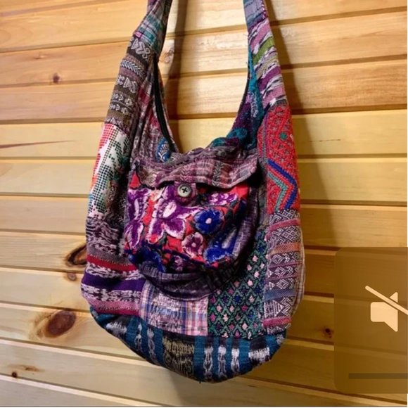 Crossbody Zippered Boho Bohemian Tapestry Bag - Picture 1 of 6